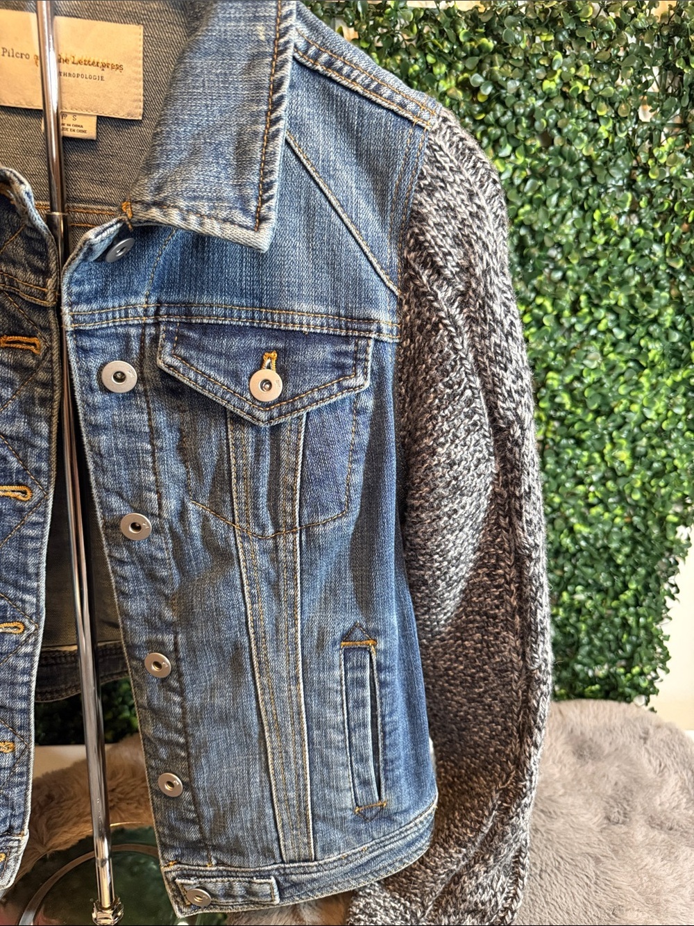 Pilcro and the Letterpress Denim Jacket size small - Picture 3 of 8
